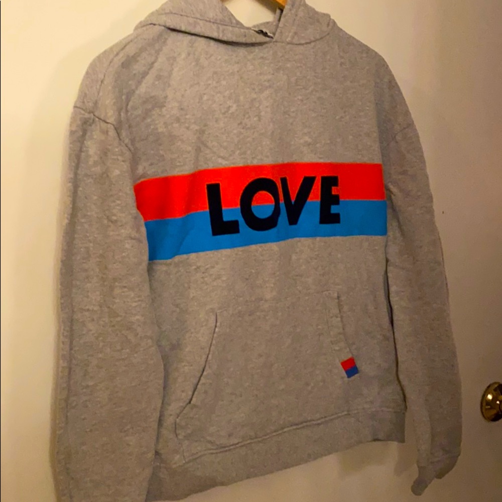 KULE Gray Love Hoodie